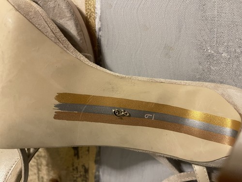 Sam Edelman Jade Wedding Stilettos High Heel Sandals Suede Size 9 - 第 10/12 張圖片