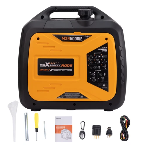 5KW Portable Inverter Generator Gasoline Quiet for Outdoor Home Backup