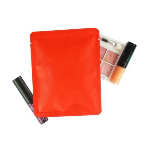 Sello térmico bolsas de embalaje de papel de aluminio rojo bolsas de almacenamiento de alimentos con muesca lagrimal - Imagen 5 de 5