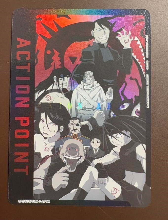 Union Arena Card Fullmetal Alchemist Homunculus Action Point AP Japanese