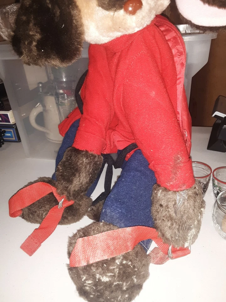 De colección 1986 Fivel Fievel Mousekewitz 22" LG Peluche Una Cola Americana Relleno☆estante190 Foto 2 de 4