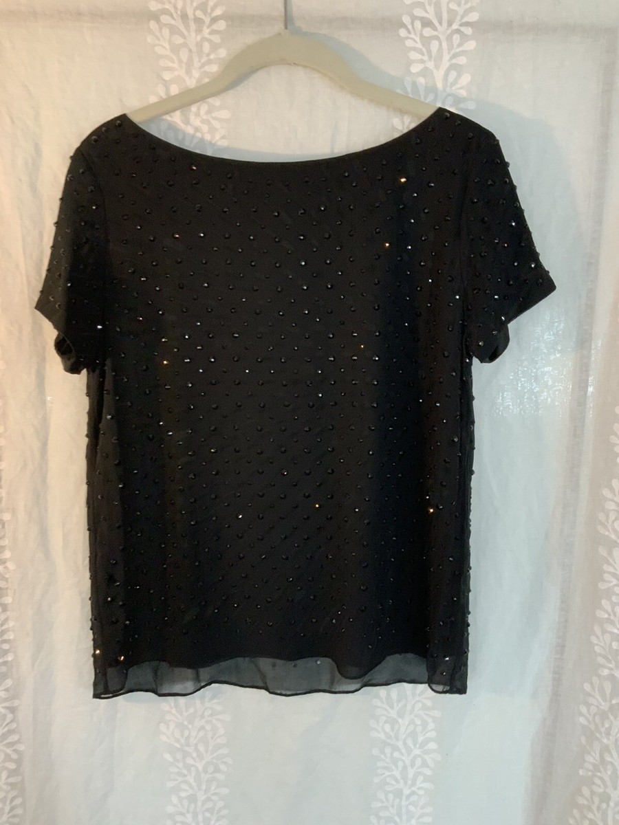 Milly top shirt crystals 4 | eBay