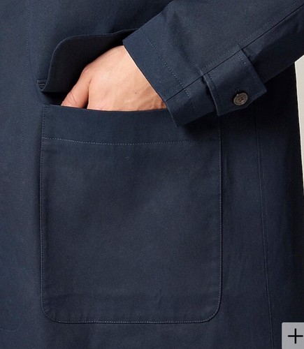 J. Crew Rivington car coat in water-resistant cotton twill Size 38S NWT $498 - Picture 5 of 15