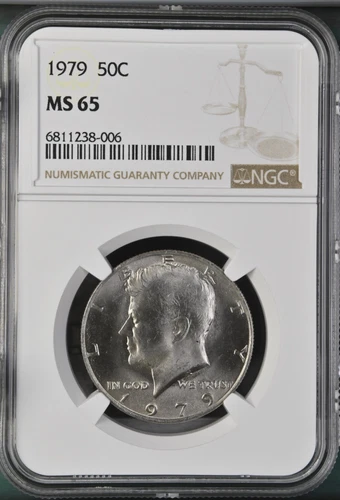 1979 50C Kennedy Half Dollar NGC MS65   6811238-006