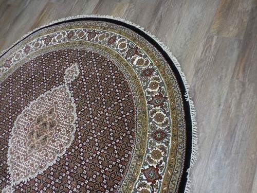 Bohemian Turkish Rug, Turkish Fish Design ,Hand Made Turkish Round Rug 6x6 Ft - Picture 8 of 18