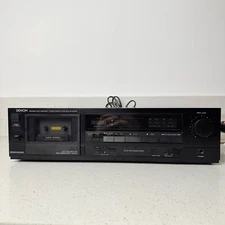Denon DR-M10HR Stereo Cassette Tape Deck Recorder HX PRO - See Video