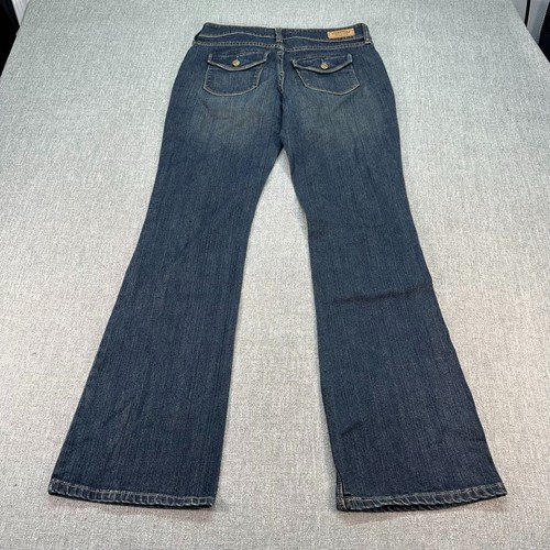 Signature Levis Strauss Jeans Womens Size 6 Blue Misses Stretch Bootcut Low Rise - Picture 4 of 9