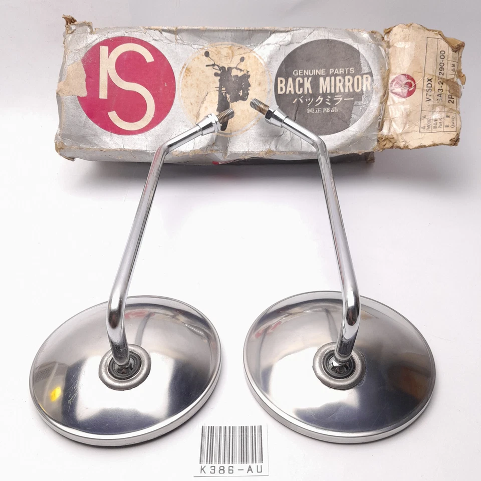 Espejo retrovisor Yamaha V75DX puede adaptarse a YL1 YL2 MJ2 MF3 V50 V70 V75 V80 V90 DT100 NUEVO #1 Foto 3 de 4