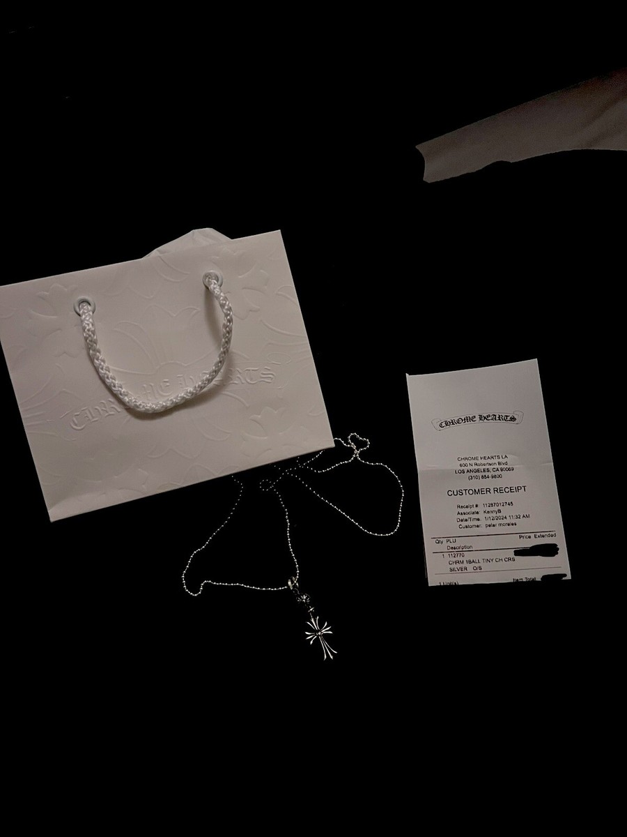 Chrome Hearts Ball Chain Cross Necklace | eBay