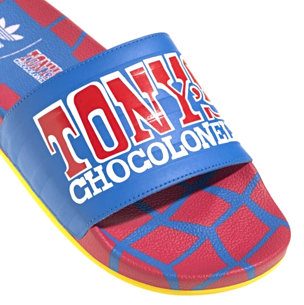 adidasOriginals × TONY’SCHOCOLONELY L 希少 NEW ADIDAS ORIGINALS MENS ADILETTE TONY CHOCOLONELY SLIDES ~SIZE