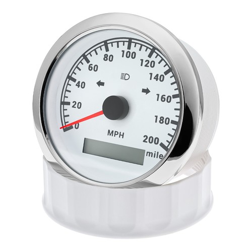 85mm GPS Speedometer 0-200MPH Gauge With Turning Light for Motorcycles Boat Car - Picture 13 of 15