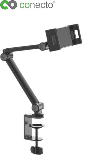 Tablet Tisch Halterung drehbar für 4,7 - 12.9 Zoll Tablets universal schwarz - Afbeelding 1 van 6