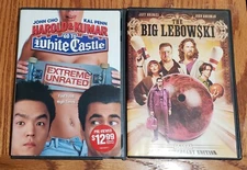  DVD LOT OF 2 MOVIES - The Big Lebowski and Harold and Kumar go to White Castle