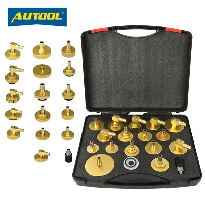 Brake Bleeder Adapter Set Master Cylinder Brake Bleeding Kit For Most Vehicles - image 1 of 4