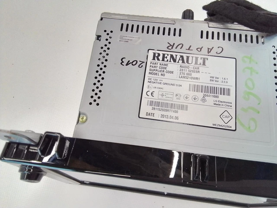 Renault CAPTUR 2013- Radio Autoradio 281152928R - Bild 2 von 4