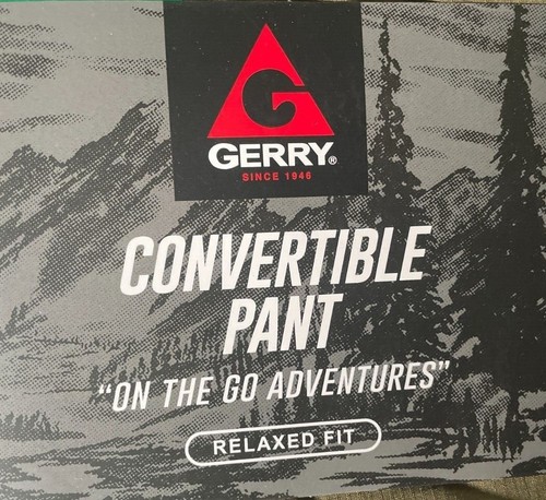 Gerry Herren Convertible Hose Shorts Stretch schwarz hellbraun 40 x 30 32 34 Relaxed - Bild 12 von 12
