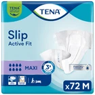 72 x TENA Slip Active Fit Maxi Medium Adult Incontinence Slips | 3 Packs of 24