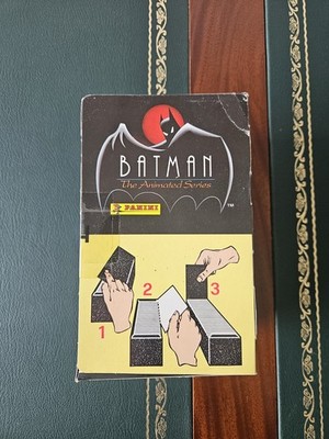 Panini Batman animated Stickerbox display 1993