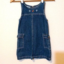 Vintage Oshkosh Bgosh denim jumper dress with...