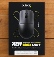 Pulsar X2H CrazyLight Mini Wireless Gaming Mouse Jet Black 37g 32K DPI