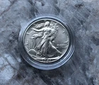 1941 WALKING LIBERTY SILVER HALF DOLLAR ALMOST UNCIRCULATED