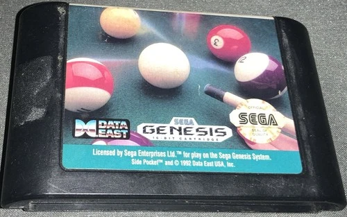 Side Pocket ~ Sega Genesis ~ Cleaned ~ Tested ~#J429