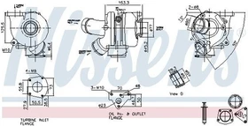 Turbolader NISSENS 93729 für VW Touareg (7LA, 7L6, 7L7)
