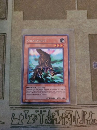 YUGIOH GILASAURUS LON-071 RARE UNLIMITED ED NM