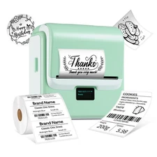 Bluetooth Thermal Label Maker 3.15" Printer for Home School & Business