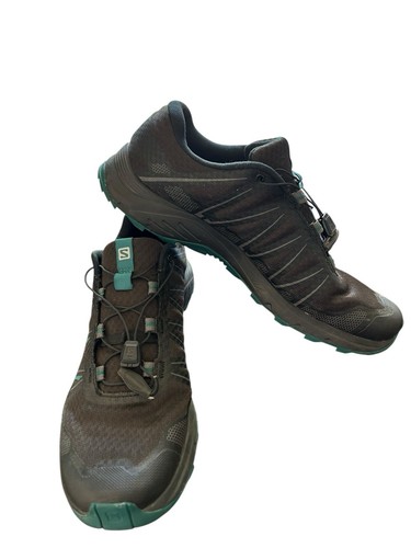 Salomon Mens Shoes Speedcross Black Ortholite Contagrip Sz 10.5 Hiking Outdoor