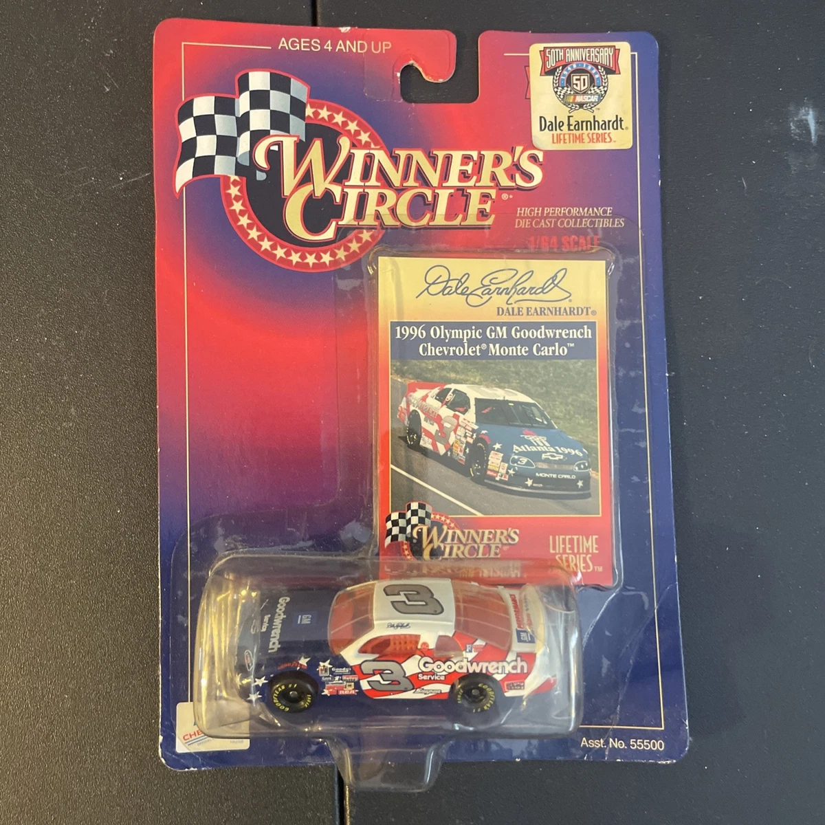 Winner's Circle Dale Earnhardt Diecast Racing Cars 1996 Vehicle