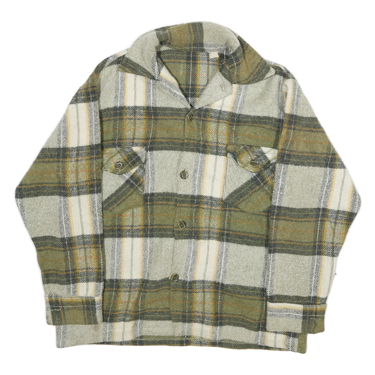 Chemise De Pêche L.L. Bean Homme Taille L Tall – Vert Clair, 100% Coton Bio
