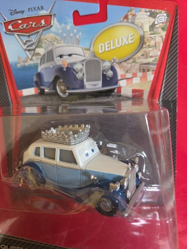 Seltene Queen Disney Pixar Cars 2 Deluxe Größe mit Krone 2011 Neu #10 Schön - Bild 2 von 6