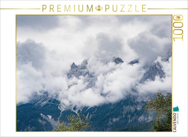 Calvendo Puzzle View Of The Zugspitze. | 1000 Pieces, Finished Size 25.2 × 18.9-image