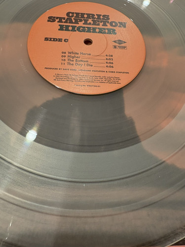Chris Stapleton - Higher (2 LP) White/Clear Vinyl Record Gatefold Jacket - Imagen 7 de 9
