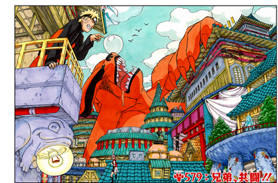 Naruto Color Spread 579 - 11x17