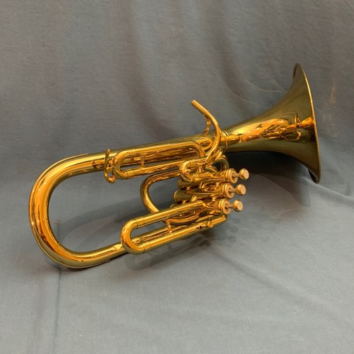 Corno alto King Altonium in F suona bene con MP e custodia S/N 791631 - Foto 15 di 17