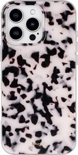 For iPhone 16 Pro Max Case Compatible with with Pink Tortoise Shell Design Cute