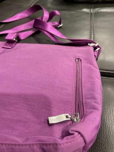 baggallini rosa lila fuchsia Handtasche Reisetasche Schulter Umhängetasche - Bild 4 von 5