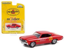 1:64 GREENLIGHT 1972 Chevrolet Chevelle - Pennzoil , Neu