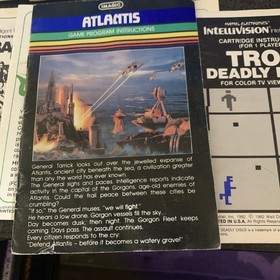 INTELLIVISION GAME LOT OF 12 MANUALS +2 CATALOGS-CHESS MOTORCROSS/TRON/MISSION X