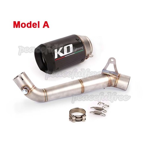 For Honda CBR1000RR 2008-2016 Middle Link Pipe Exhaust Mufflers 47MM US. Version - Picture 4 of 11