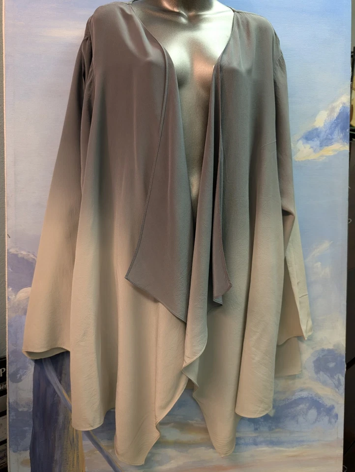 EILEEN FISHER 3XL Ombre Silk Cardigan - Image 4 of 4