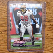 Fleer Ultra 2000 Warren Sapp #18 Tampa Bay Buccaneers NFL Football Card