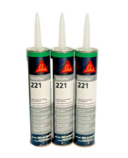 New Sikaflex-221 White Adhesive and Sealant 10.1 fl. oz Tubes 3pk 017-90891