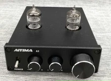 AIYIMA TUBE-A3 Tube Preamplifier Hybrid Bass & Treble Control RCA Input