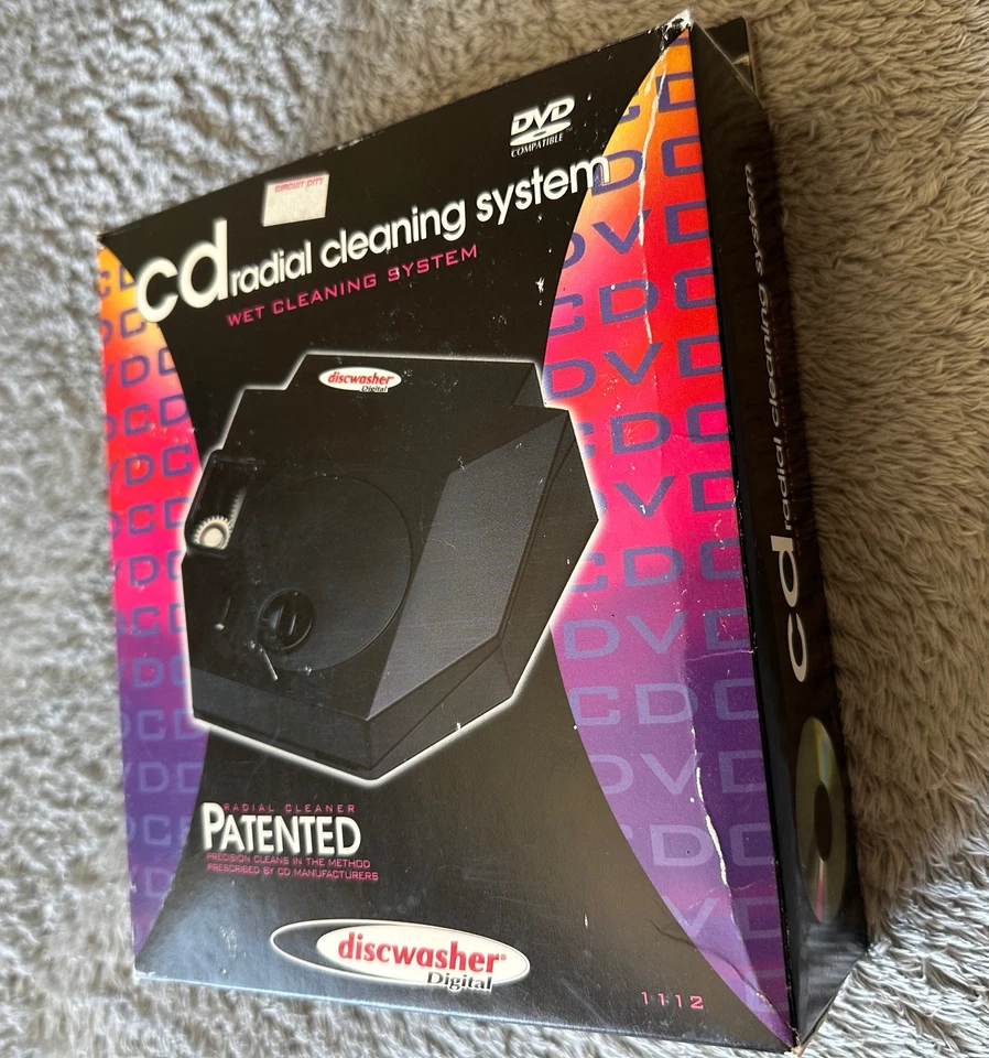 Sistema de limpeza de CD radial CD stealth vintage para máquina de lavar disco - Modelo 1112 (novo) - Imagem 2 de 4