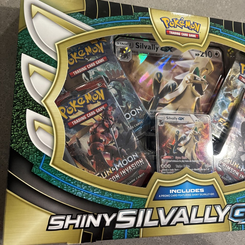 Pokémon TCG Shiny Silvally GX Box Trading Card Game New Inbox | eBay