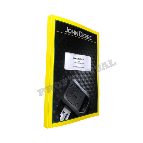 JOHN DEERE 4710 TRACTOR PARTS CATALOG MANUAL + !BONUS! - 第 3/8 張圖片