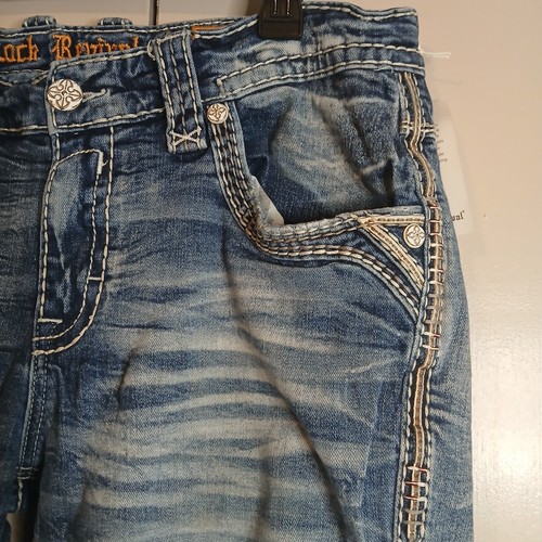 new rock revival jeans mens 36x30 Straight Leg (0093) - Picture 5 of 13